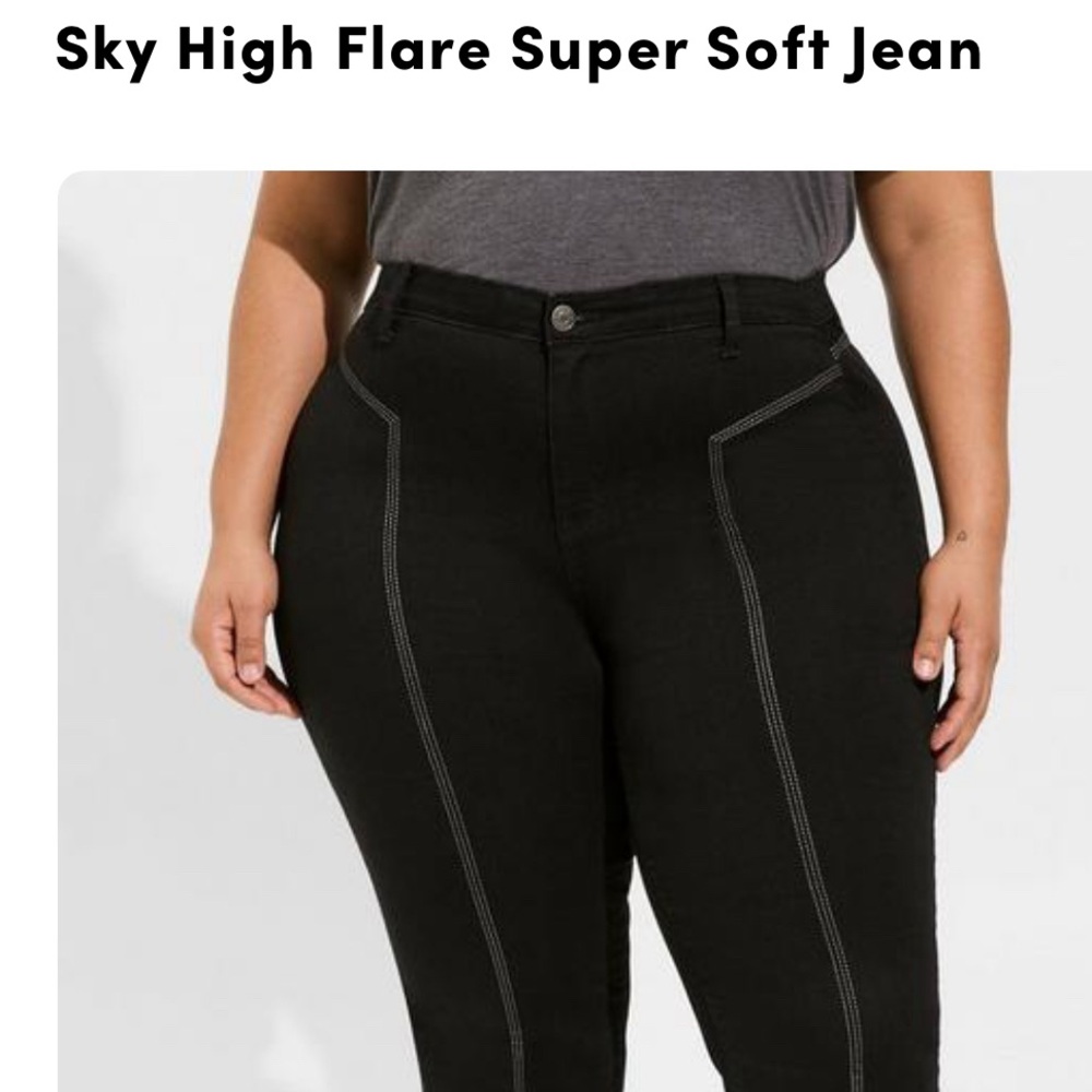 NWT Torrid Sky High Flare Super Soft Jeans